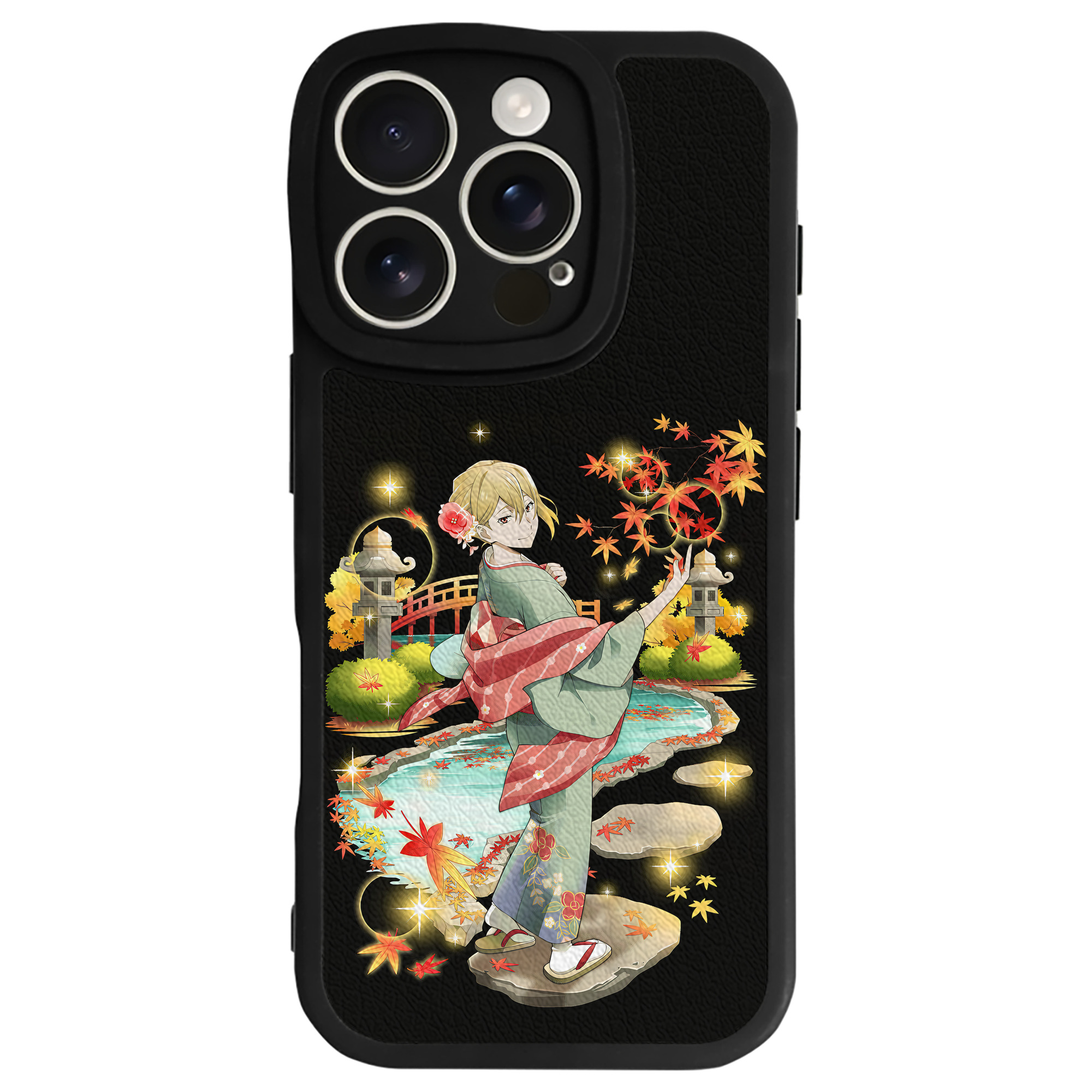 （画像用） 文豪ストレイドッグス Bungo Stray Dogs 【iPhone 16シリーズ対応】シリコンスマホケース（レザー調） 材質：シリコン
